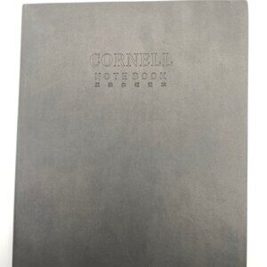 Study Cornell Notebook A4 Black Lined Pages Office Accessories Journal